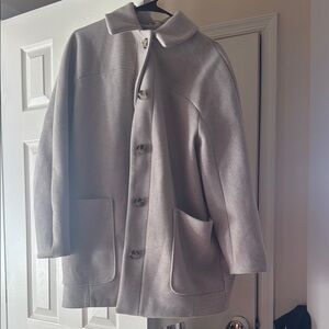 Elegant Women's Gray Trench Coat
